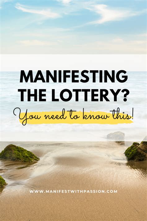 manifest the lottery